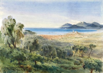 Cannes desde Villa Nevada de Bernard Walter Evans