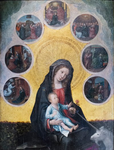 Las siete alegrías de la Virgen de Bernard van Orley