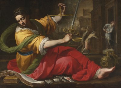Alegoría de la Justicia, 1656 de Bernardino Mei