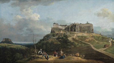 La Fortaleza de Königstein de Bernardo Bellotto