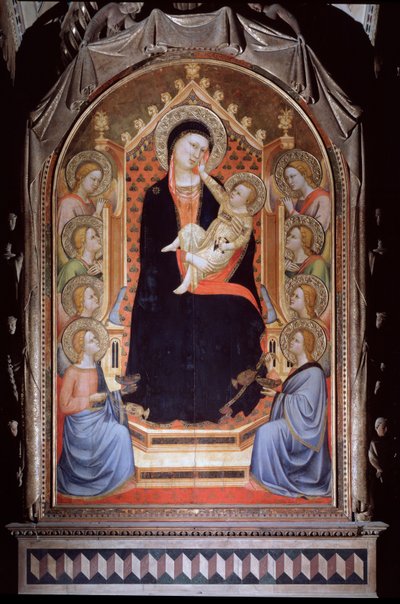 Virgen con niño de Bernardo Daddi