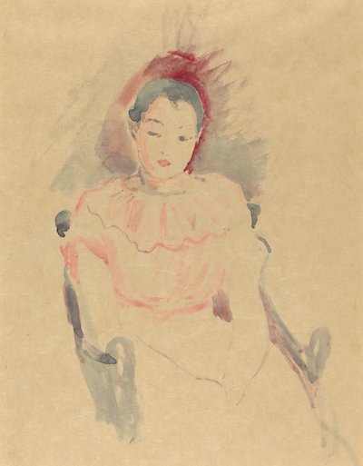 Niña sentada de Berthe Morisot