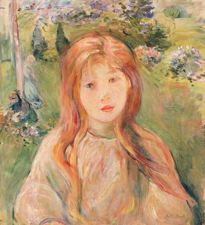 Chica en Mesnil de Berthe Morisot