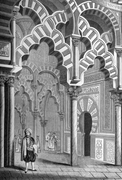 La Mezquita, Córdoba, España, 1849 de Bisson and Cottard