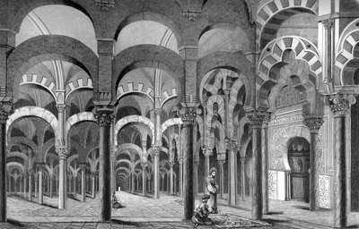 La Mezquita, Córdoba, España, 1849 de Bisson and Cottard