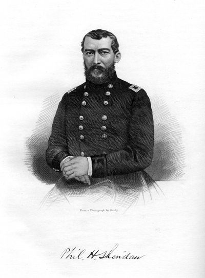 Philip Henry Sheridan, general de la Unión, 1862-1867 de Brady