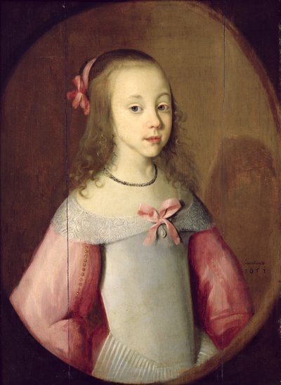 Retrato de una joven, 1651 de C. Hastenburg