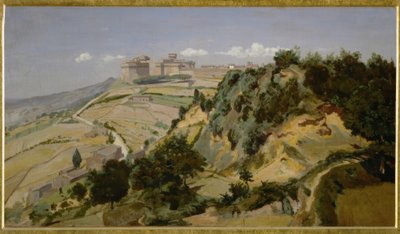 La ciudadela de Volterra de Jean Baptiste Camille Corot