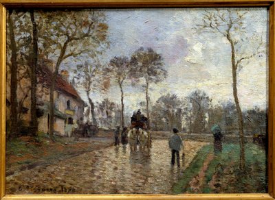 Carruaje, Louveciennes de Camille Jacob Pissarro