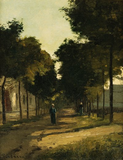 La carretera, c. 1870 de Camille Jacob Pissarro