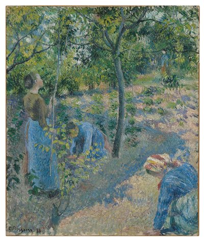 Recolección de manzanas de Camille Jacob Pissarro