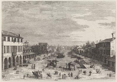 Mestre, c. 1735-1746 de Canaletto