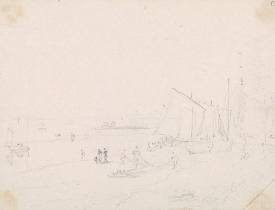 Boceto de una escena playera, Hastings de Capt. Thomas Hastings