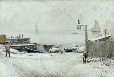 Día de diciembre en Drøbak de Carl Edvard Diriks