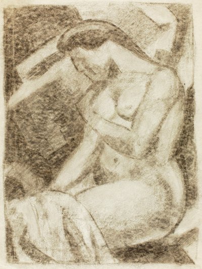 Desnudo femenino sentado de Carl Newman