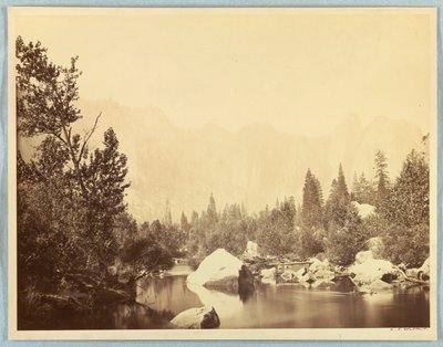 Vista del río Merced, Yosemite de Carleton E. Watkins