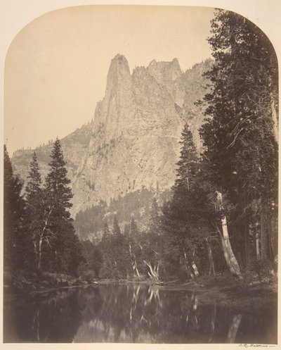 Vista del río, Sentinel, 3270 pies, 1861 de Carleton Emmons Watkins