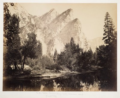 Tres hermanos, c.1870s de Carleton Emmons Watkins