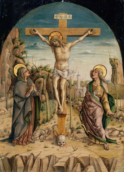 La crucifixión de Carlo Crivelli