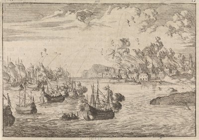 Bombardeo de Dieppe, 1694 de Caspar Luyken