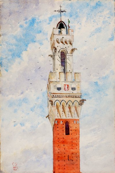 Campanario, Italia, 1933 de Cass Gilbert