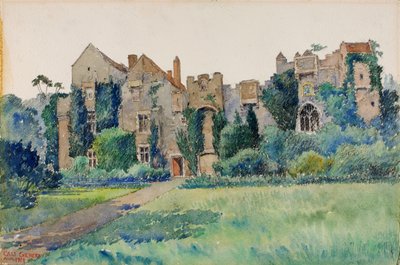 Castillo de Compton, Devonshire, Inglaterra, 1928 de Cass Gilbert