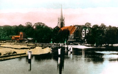 El río Támesis en Marlow, Buckinghamshire, 1926 de Cavenders Ltd