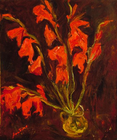 Gladiolos rojos, c.1919 de Chaim Soutine