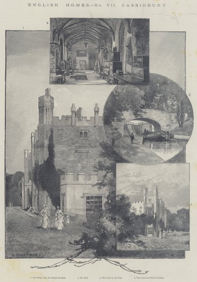 Hogares ingleses, Cassiobury de Charles Auguste Loye