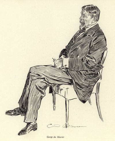 George Du Maurier, retrato de Charles Dana Gibson