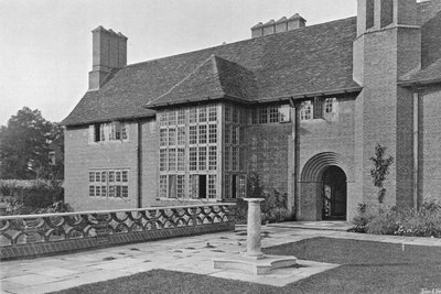 La terraza que domina los jardines de Charles Latham