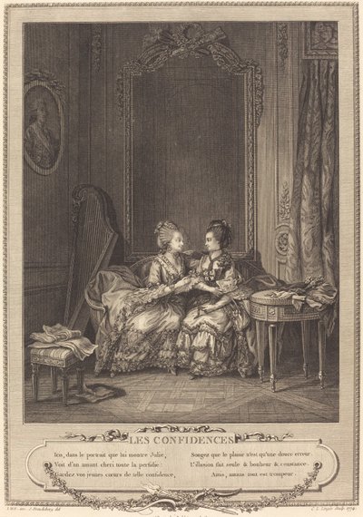 Las Confidencias de Charles Louis Lingée after Sigmund Freudenberger