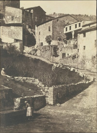 Una calle en Grasse, 1852 de Charles Nègre