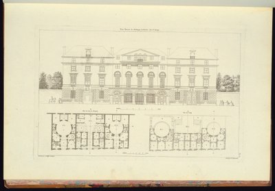 Impresión encuadernada de Charles Nicolas Ransonnette