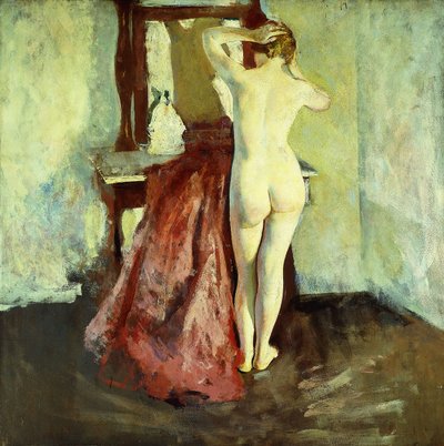 Desnudo Ante el Espejo de Charles Webster Hawthorne