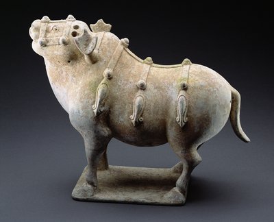 Toro, período de los Estados Combatientes, 1027-220 a.C. de Chinese School