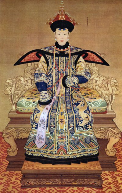 Retrato de la emperatriz china, 1600 de Chinese School