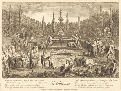 Los ritos funerarios (Les Obseques) de Claude Gillot