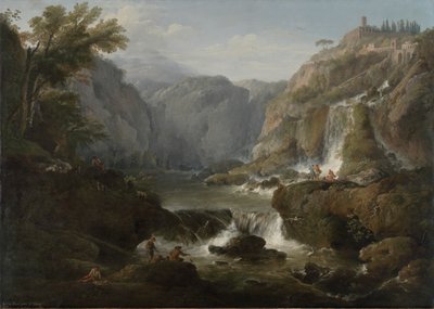 The Waterfalls at Tivoli de Claude Joseph Vernet