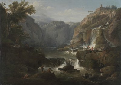 Las cascadas en Tívoli, 1737 de Claude Joseph Vernet