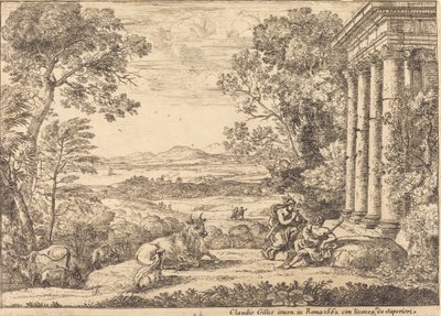 Mercurio y Argos de Claude Lorrain