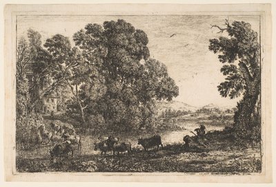 El pastor de vacas, 1636 de Claude Lorrain