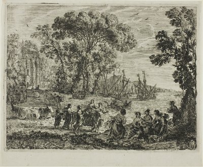 El rapto de Europa de Claude Lorrain