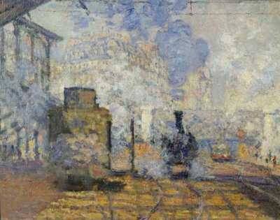 La estación Saint-Lazare de Claude Monet