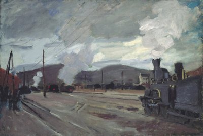 La estación de Argenteuil, 1872 de Claude Monet