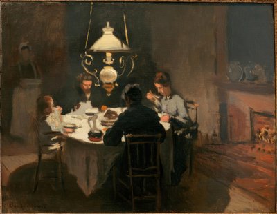 La cena de Claude Monet