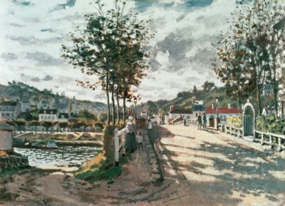 El puente de Bougival de Claude Monet