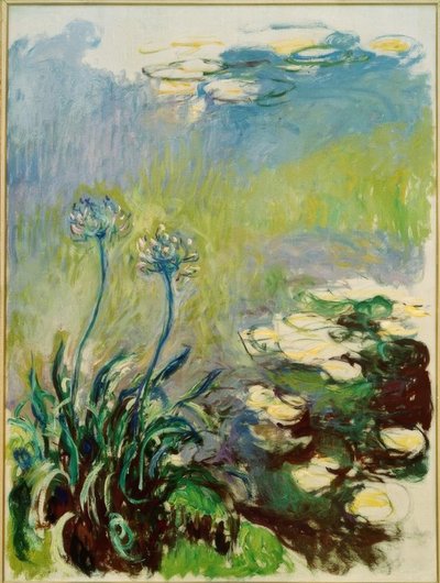 Los Agapantos de Claude Monet