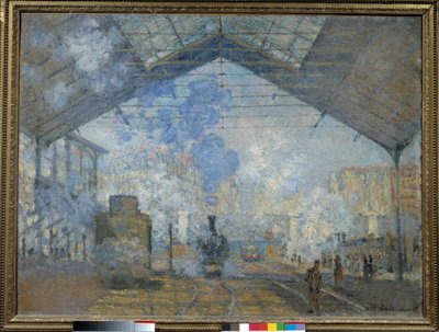 Estación de Saint Lazare de Claude Monet