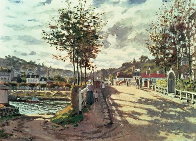 El Sena en Bougival de Claude Monet